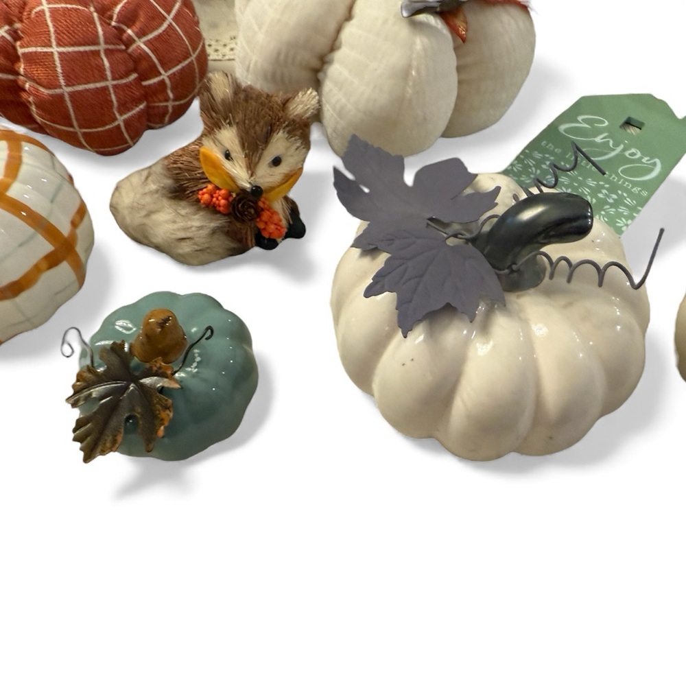 Assorted‎ Decorative Pumpkins Set - Picture 4 of 7